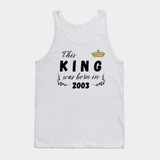 King born in 2003 Tank Top
